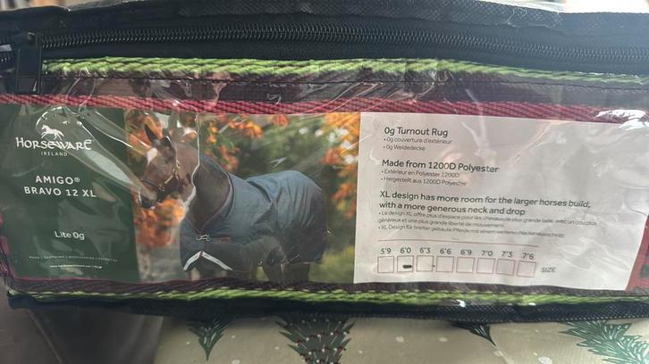 Nieuw!! Amigo bravo 12 xl lite 0g regendeken paarden deken, Dieren en Toebehoren, Paarden en Pony's | Dekens en Dekjes, Nieuw