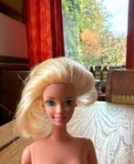Barbie 90s roze knopjes paarse ogen, Ophalen of Verzenden, Gebruikt, Pop