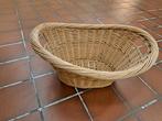 Ovale Rieten Mand, Huis en Inrichting, Gebruikt, Mand, Ophalen of Verzenden, Riet