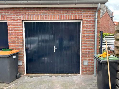 Openslaande houten garagedeuren nieuw montage🇳🇱, Doe-het-zelf en Verbouw, Deuren en Horren, Nieuw, Garagedeur, 215 cm of meer
