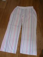 vrolijk roze  gestreepte pyjamabroek van John Cabot, mt XL, Kleding | Dames, John Cabot, Ophalen of Verzenden, Zo goed als nieuw