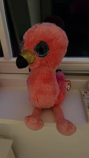 TY Beanie knuffel Gilda Flamingo beschikbaar voor biedingen