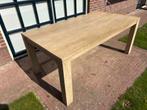 eettafel eiken greywash 190 x 100 x 78,5, Huis en Inrichting, Tafels | Eettafels, Ophalen, Gebruikt, Eikenhout, 50 tot 100 cm