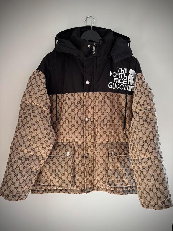 The North Face x Gucci - Winterjas, Kleding | Heren, Jassen | Winter, Zo goed als nieuw, Maat 56/58 (XL), Zwart, Ophalen of Verzenden