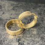 14 karaat gouden oorbellen versace model nieuw, Sieraden, Tassen en Uiterlijk, Oorbellen, Ophalen of Verzenden, Zo goed als nieuw