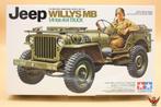 Tamiya 1/35 Jeep Willys MB 1/4 ton 44 Truck, Auto, 1:32 tot 1:50, Nieuw, Ophalen of Verzenden