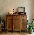 Antiek dressoir marmer top, Huis en Inrichting, Ophalen, Zo goed als nieuw, 50 tot 75 cm, 100 tot 150 cm