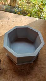 Zeshoekige Jesmonite/Epoxy Mal, Tuin en Terras, Bloembakken en Plantenbakken, Tuin, Kunststof, Minder dan 30 cm, Minder dan 60 cm