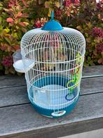 Vogelkooi met toebehoren, Ophalen of Verzenden, Zo goed als nieuw, Metaal, Vogelkooi
