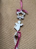 Nieuw decoratie hanger roze wit engel belletje, Ophalen of Verzenden, Nieuw