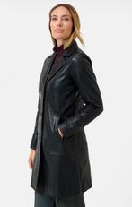 Nappa leren halflange blazer/jas mt.S, Kleding | Dames, Ophalen of Verzenden, Zo goed als nieuw