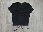 Dames meisjes shirtje / shirt / crop top zwart Only mt M, Maat 38/40 (M), Only, Zwart, Ophalen of Verzenden
