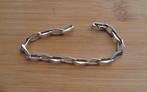 zilveren closed for ever armband [127], Verzenden, Zo goed als nieuw, Zilver, Zilver