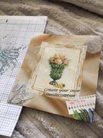 Borduurpatroon “vaasje met schelpen “Lanarte., Ophalen of Verzenden, Gebruikt, Handborduren, Patroon