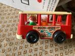Vintage Fisher Price Mini Bus, Ophalen of Verzenden, Gebruikt