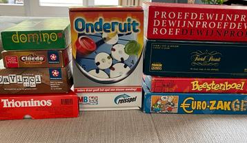 Spellenpakket: Domino, Cluedo, DaVinci Code, Triominos... beschikbaar voor biedingen