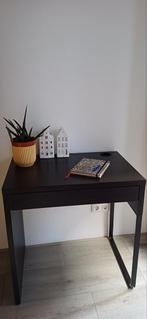 Zwart Ikea Bureau + Ladeblok - Zo Goed Als Nieuw!, Huis en Inrichting, Ophalen, Zo goed als nieuw, Bureau