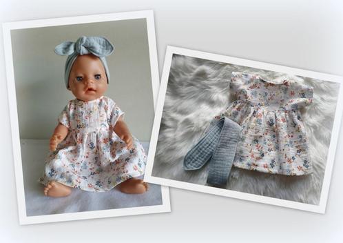 Poppenkleertjes kleertjes voor een baby pop van 43 cm no 165, Kinderen en Baby's, Speelgoed | Poppen, Nieuw, Babypop, Ophalen of Verzenden