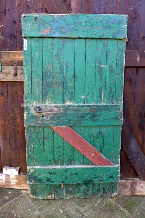 oude deur, Doe-het-zelf en Verbouw, Deuren en Horren, Gebruikt, Buitendeur, Minder dan 200 cm, 80 tot 100 cm, Hout, Ophalen