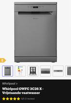 Whirlpool OWFC 3C26 X, Witgoed en Apparatuur, Vaatwasmachines, Ophalen, Gebruikt, Minder dan 85 cm, Minder dan 10 liter