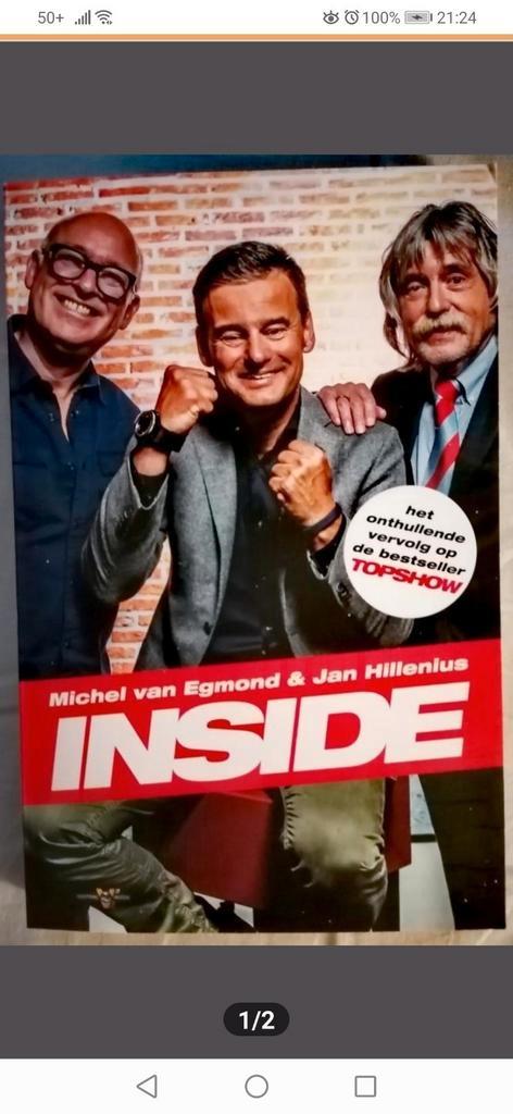 Inside -  Michel van Egmond en Jan Hillenius., Boeken, Film, Tv en Media, Zo goed als nieuw, Tv-serie, Ophalen of Verzenden