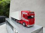 1/50 WSI SCANIA 3 AXLE TRUCK & TRAILER, Hobby en Vrije tijd, Modelauto's | 1:50, Ophalen of Verzenden, Nieuw, Bus of Vrachtwagen