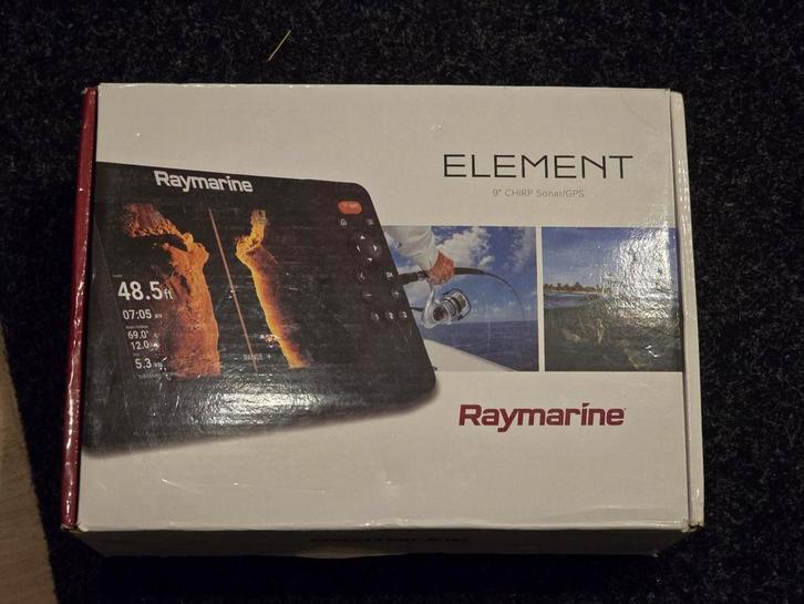 Raymarine element 9 Hyper Vision met transducerstang, Watersport en Boten, Hengelsport | Karpervissen, Zo goed als nieuw, Overige typen