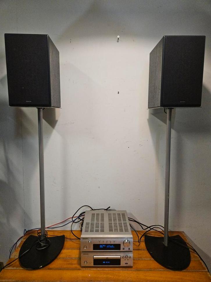 Denon D-F107 Hi-Fi Systeem cd-speler, versterker en speakers, Audio, Tv en Foto, Stereo-sets, Cd-speler, Speakers, Denon, Ophalen