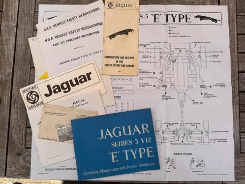 1973 Jaguar V12 E-Type XKE Series 3 Handbook Set, Boeken, Auto's | Boeken, Gelezen, Overige merken, Ophalen