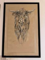 Schilderij Little cow, Ophalen of Verzenden