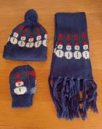 Lief setje handgemaakt. Muts sjaal en wantjes maat 98 -104, Gebruikt, Setje, Jongen of Meisje, Handgemaakt