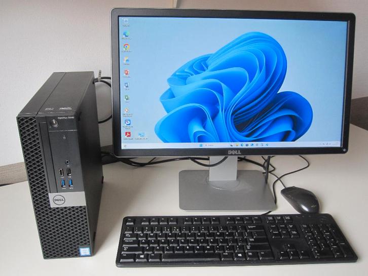 Dell Optiplex 5040 i7-6700 16gb 256gb SSD + 1 TB + 22 inch, Computers en Software, Desktop Pc's, Zo goed als nieuw, 3 tot 4 Ghz