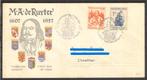 E30 - herdenking M.A. de Ruyter, Postzegels en Munten, Postzegels | Eerstedagenveloppen, Verzenden, Beschreven, Nederland