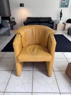 Rolf Benz Model 390 Leren Kuipstoel – Okergeel – Vintage, Ophalen, Gebruikt, 50 tot 75 cm, Modern Vintage Design '90