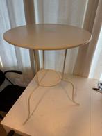 Klein ijzeren tafeltje IKEA LINDVED, Huis en Inrichting, Ophalen, Minder dan 50 cm, Gebruikt, Rond