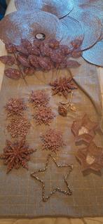 Roze Kerstdecoratie - Placemats, Takjes, Sterren, Ophalen, Zo goed als nieuw