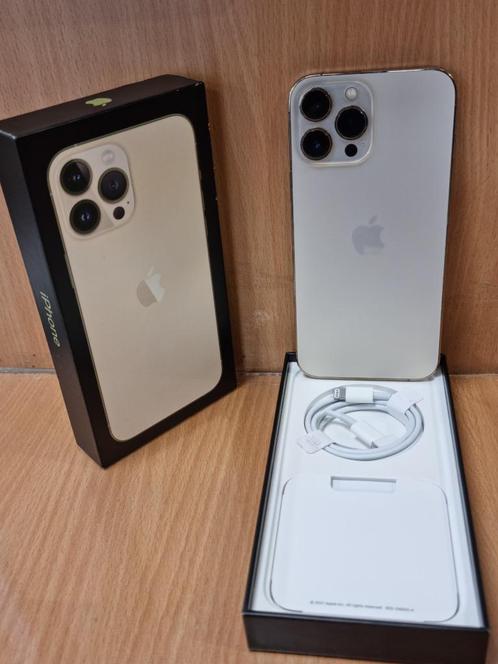 iPhone 13 pro max 128-GB Goud, Telecommunicatie, Overige Telecommunicatie, Zo goed als nieuw, Ophalen of Verzenden