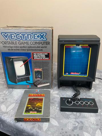 Vectrex game computer + extra game! beschikbaar voor biedingen