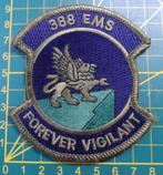 Patch 388 EMS Forever Vigilant Luchtmacht F-35  Hill AFB, Verzamelen, Embleem of Badge, Luchtmacht, Ophalen of Verzenden