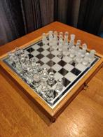 Schaakbord, myosotis kristal, Antiek en Kunst, Antiek | Glas en Kristal, Ophalen