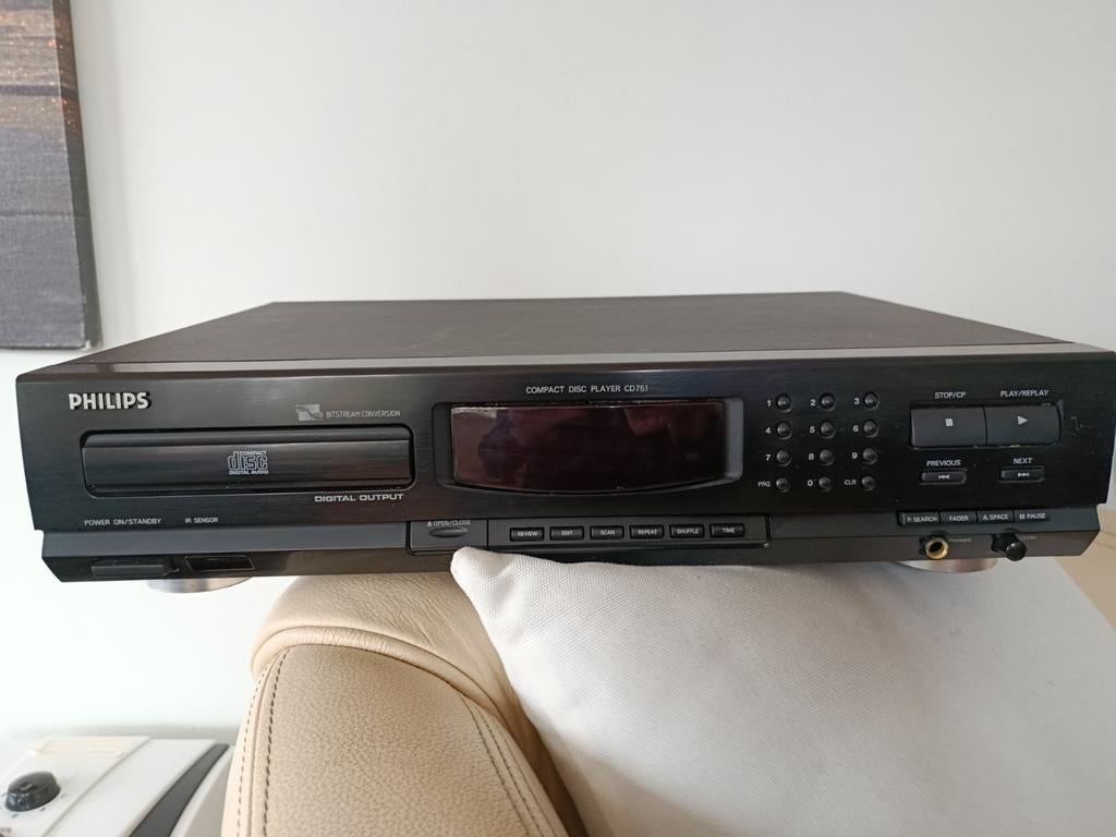 Philips CD751 compact disc speler, Audio, Tv en Foto, Cd-spelers, Ophalen of Verzenden, Zo goed als nieuw, Philips