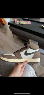 Jordan 1 high Travis Scott mocha, Kleding | Heren, Schoenen, Bruin, Overige typen, Ophalen of Verzenden, Zo goed als nieuw