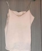 Champagne top, Ophalen of Verzenden, Zo goed als nieuw, Beige, Zonder mouw