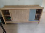 Houten Dressoir met Schuifdeuren, Huis en Inrichting, Met plank(en), Gebruikt, 100 tot 150 cm, Ophalen of Verzenden