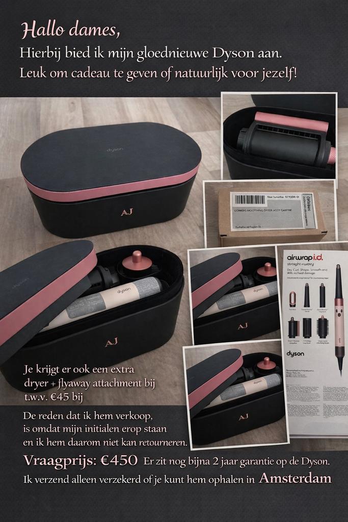 Dyson airwrap, Sieraden, Tassen en Uiterlijk, Uiterlijk | Haarverzorging, Nieuw, Föhn of Haardroger, Ophalen of Verzenden
