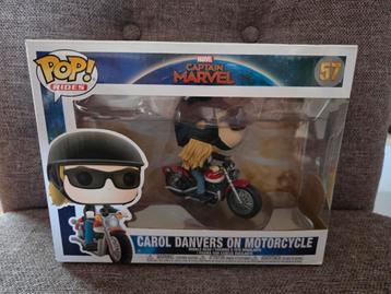 Funko bubblehead 57 Carol Danvers motorcycle Captain Marvel beschikbaar voor biedingen