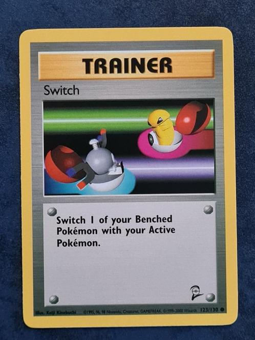 Pokemon Base Set 2 123 Switch, Hobby en Vrije tijd, Verzamelkaartspellen | Pokémon, Nieuw, Losse kaart, Ophalen of Verzenden