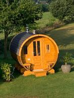 sauna barrel 45 mm hout , 225 cm doorsnede nieuwe actie, Ophalen, Nieuw, Complete sauna