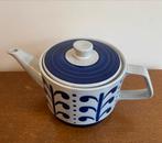 Retro theepot BOCH la Louvière Belgium grijs/blauw, Ophalen of Verzenden, Huis en Inrichting