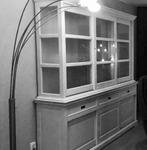 Witte buffetkast, Huis en Inrichting, Kasten | Buffetkasten, Ophalen, Gebruikt, Met deur(en), 200 cm of meer